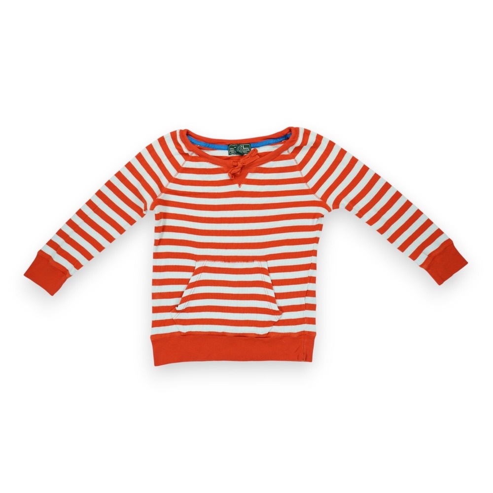Lauren‎ Ralph Lauren Active Women's Sweatshirt Striped 3/4 Sleeve Medium